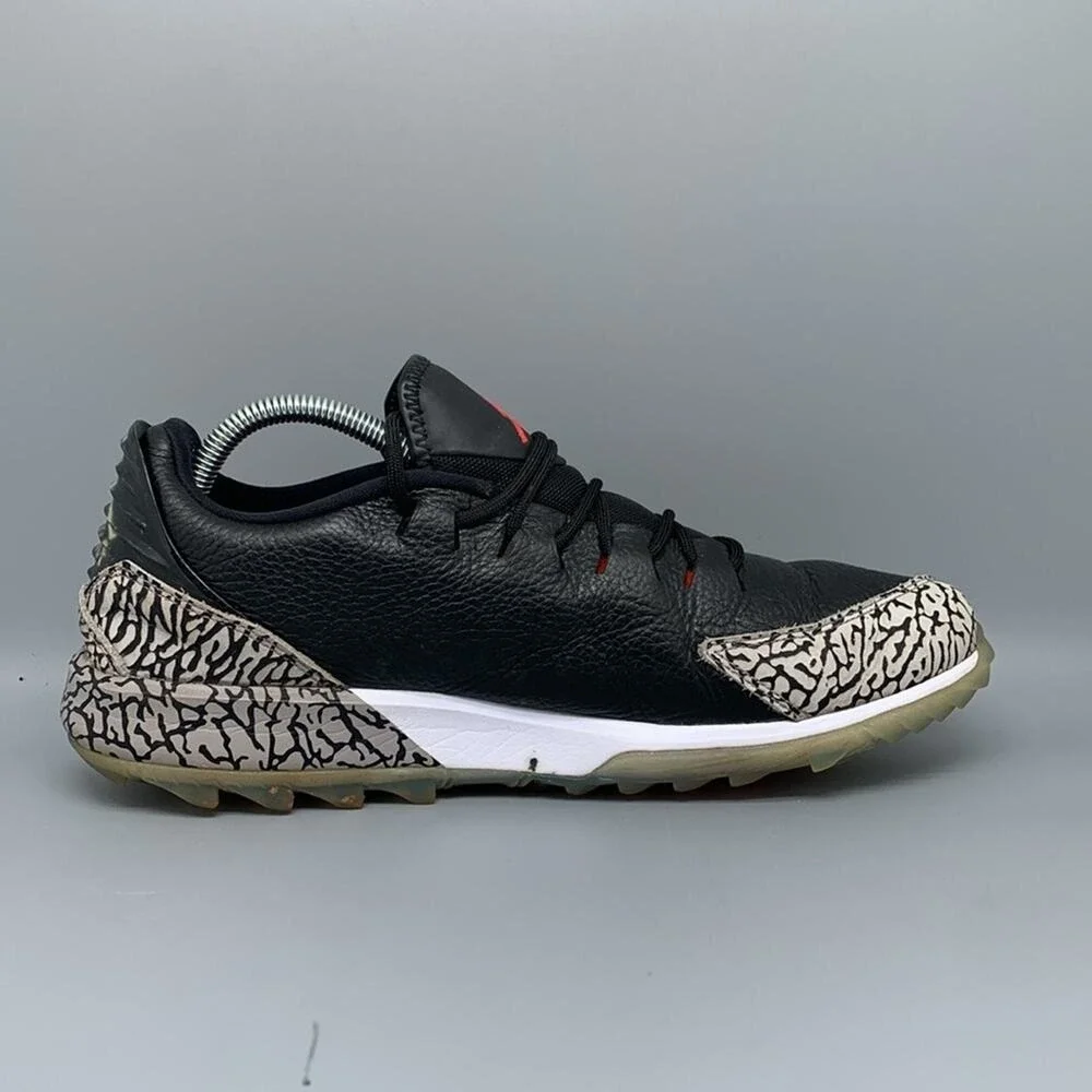Jordan‎ ADG Black Cement Golf Shoes AR7995-001 Men's Sz 9.5